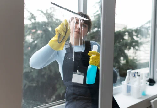 Nettoyage de vitres intérieures et extérieures à Corme-Royal